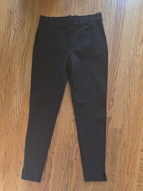 Grace & Lace Black Work Wear Skinny Ponte Ankle Pants